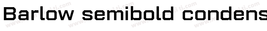 Barlow semibold condensed 95字体转换